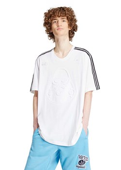 adidas Originals t-shirt bawełniany Tee x Nanzuka x Star Wars męski kolor biały z nadrukiem IV9470 ze sklepu PRM w kategorii T-shirty męskie - zdjęcie 173802883