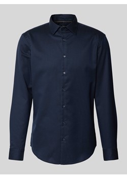 Koszula biznesowa o kroju slim fit z kołnierzykiem typu kent ze sklepu Peek&Cloppenburg  w kategorii Koszule męskie - zdjęcie 173802903
