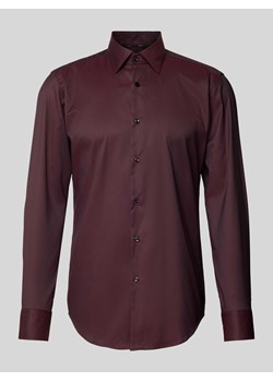 Koszula biznesowa o kroju slim fit z listwą guzikową model ‘Hank’ ze sklepu Peek&Cloppenburg  w kategorii Koszule męskie - zdjęcie 173802971
