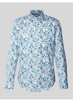 Koszula biznesowa o kroju slim fit z kołnierzykiem typu cutaway ze sklepu Peek&Cloppenburg  w kategorii Koszule męskie - zdjęcie 173802972
