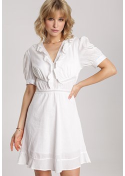 Biała Sukienka Eluthelia ze sklepu Renee odzież w kategorii Sukienki - zdjęcie 173805493