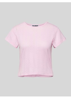 T-shirt z okrągłym dekoltem ze sklepu Peek&Cloppenburg  w kategorii Bluzki damskie - zdjęcie 173806752