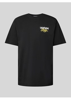 T-shirt z okrągłym dekoltem model ‘LIGHTNINGPIZZA’ ze sklepu Peek&Cloppenburg  w kategorii T-shirty męskie - zdjęcie 173806763