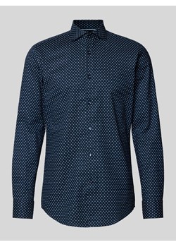 Koszula biznesowa o kroju slim fit z kołnierzykiem typu cutaway model ‘Hank’ ze sklepu Peek&Cloppenburg  w kategorii Koszule męskie - zdjęcie 173806780