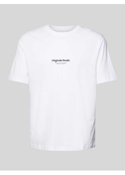 T-shirt z nadrukiem z logo model ‘VESTERBRO’ ze sklepu Peek&Cloppenburg  w kategorii T-shirty męskie - zdjęcie 173806803