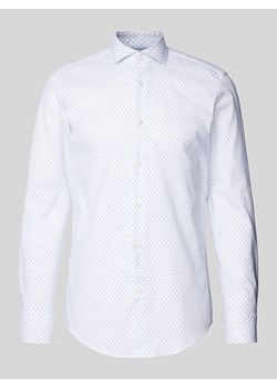 Koszula biznesowa o kroju slim fit z kołnierzykiem typu cutaway model ‘Hank’ ze sklepu Peek&Cloppenburg  w kategorii Koszule męskie - zdjęcie 173806873