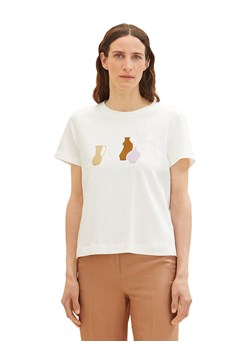Tom Tailor Koszulka w kolorze białym ze sklepu Limango Polska w kategorii Bluzki damskie - zdjęcie 173807671