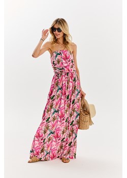 Długa sukienka Tropical  Lush XS ze sklepu NAOKO w kategorii Sukienki - zdjęcie 173807942