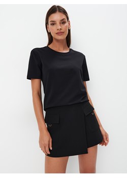 Mohito - Czarny t-shirt - czarny ze sklepu Mohito w kategorii Bluzki damskie - zdjęcie 173808734