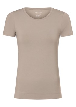 Marie Lund T-shirt damski Kobiety Dżersej taupe jednolity ze sklepu vangraaf w kategorii Bluzki damskie - zdjęcie 173808771