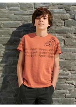 Sinsay - Koszulka z nadrukiem - brązowy ze sklepu Sinsay w kategorii T-shirty chłopięce - zdjęcie 173810822