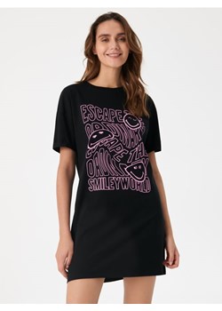 Sinsay - Koszula nocna SmileyWorld® - czarny ze sklepu Sinsay w kategorii Koszule nocne - zdjęcie 173810924