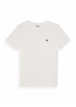 Damski t-shirt basic Guess Colette - biały ze sklepu Sportstylestory.com w kategorii Bluzki damskie - zdjęcie 173811340