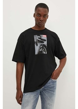 Diesel t-shirt bawełniany T-BOXT-K4 męski kolor czarny z nadrukiem A15160.0GRAI ze sklepu ANSWEAR.com w kategorii T-shirty męskie - zdjęcie 173811944