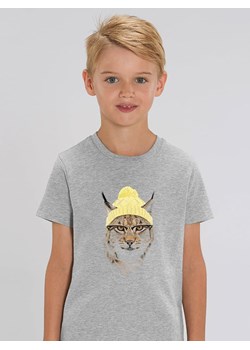WOOOP Koszulka &quot;Geeky Cat&quot; w kolorze szarym ze sklepu Limango Polska w kategorii T-shirty chłopięce - zdjęcie 173813414