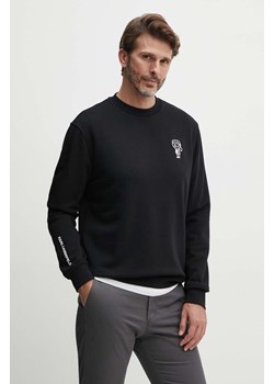 Karl Lagerfeld bluza męska kolor czarny z nadrukiem 543910.705400 ze sklepu ANSWEAR.com w kategorii Bluzy męskie - zdjęcie 173814623