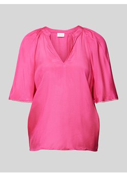 Bluzka z dekoltem w serek model ‘TINNA’ ze sklepu Peek&Cloppenburg  w kategorii Bluzki damskie - zdjęcie 173815880
