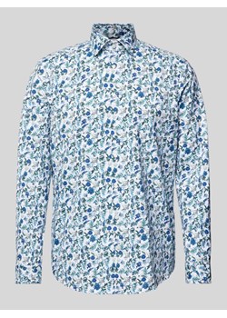 Koszula biznesowa o kroju regular fit z kołnierzykiem typu kent ze sklepu Peek&Cloppenburg  w kategorii Koszule męskie - zdjęcie 173815900