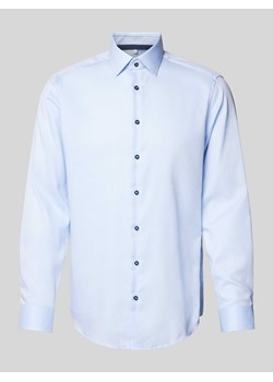 Koszula biznesowa o kroju regular fit z kołnierzykiem typu kent ze sklepu Peek&Cloppenburg  w kategorii Koszule męskie - zdjęcie 173815941