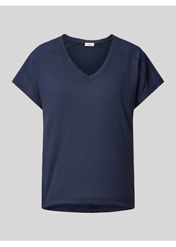 T-shirt z koronką szydełkową ze sklepu Peek&Cloppenburg  w kategorii Bluzki damskie - zdjęcie 173816120