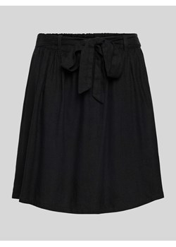Spódnica lniana z wiązanym paskiem ze sklepu Peek&Cloppenburg  w kategorii Spódnice - zdjęcie 173816193
