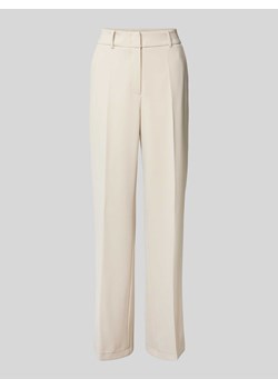 Spodnie materiałowe o kroju regular fit w kant model ‘AMELIE’ ze sklepu Peek&Cloppenburg  w kategorii Spodnie damskie - zdjęcie 173816232