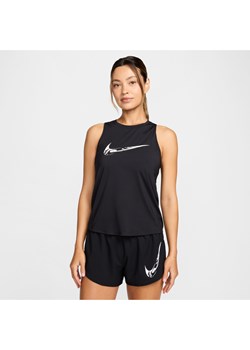 Damska koszulka bez rękawów do biegania z grafiką Dri-FIT Nike One - Czerń ze sklepu Nike poland w kategorii Bluzki damskie - zdjęcie 173816472
