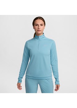 Damska bluza z zamkiem 1/4 Nike Dri-FIT Pacer - Niebieski ze sklepu Nike poland w kategorii Bluzy damskie - zdjęcie 173816532