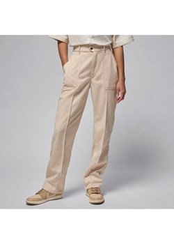 Damskie spodnie z tkaniny Jordan - Brązowy ze sklepu Nike poland w kategorii Spodnie damskie - zdjęcie 173816583