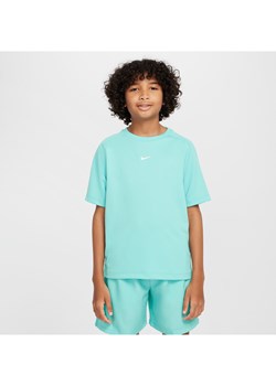 Koszulka treningowa dla dużych dzieci (chłopców) Nike Dri-FIT Multi - Zieleń ze sklepu Nike poland w kategorii T-shirty chłopięce - zdjęcie 173816691