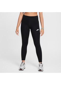 Dziewczęce legginsy z wysokim stanem Nike Sportswear Classic - Czerń ze sklepu Nike poland w kategorii Spodnie damskie - zdjęcie 173816703