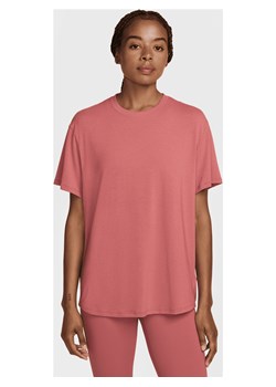 Damska koszulka z krótkim rękawem Dri-FIT Nike One Relaxed - Różowy ze sklepu Nike poland w kategorii Bluzki damskie - zdjęcie 173816791