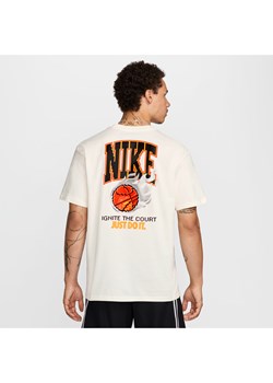 Męski T-shirt do koszykówki Nike Max90 - Biel ze sklepu Nike poland w kategorii T-shirty męskie - zdjęcie 173816794