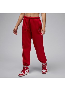 Spodnie damskie Jordan Brooklyn Fleece - Czerwony ze sklepu Nike poland w kategorii Spodnie damskie - zdjęcie 173816933