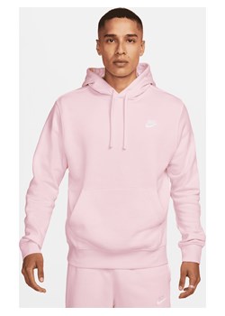 Bluza z kapturem Nike Sportswear Club Fleece - Różowy ze sklepu Nike poland w kategorii Bluzy męskie - zdjęcie 173816944