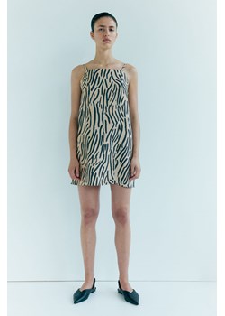 H & M - Sukienka na wiązanych ramiączkach - Beżowy ze sklepu H&M w kategorii Sukienki - zdjęcie 173816980