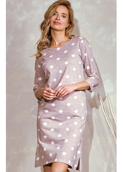 Damska koszula nocna w kropki Dolly 3213, Kolor fioletowy melanż, Rozmiar S, Taro ze sklepu Primodo w kategorii Koszule nocne - zdjęcie 173819143