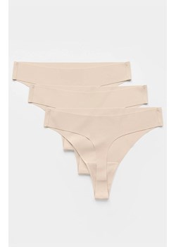 3-pak stringi damskie bezszwowe beżowe Blanca, Kolor beżowy, Rozmiar 36, Gorteks - id: 187899 - marki Gorteks - 173819723 3-pak stringi damskie bezszwowe beżowe Blanca, Kolor beżowy, Rozmiar 36, Gorteks ze sklepu Intymna w kategorii Majtki damskie - zdjęcie 173819723