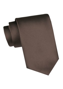Klasyczny, Szeroki Krawat Męski CHATTIER - Brązowy KRCH1395 ze sklepu JegoSzafa.pl w kategorii Krawaty - zdjęcie 173820094