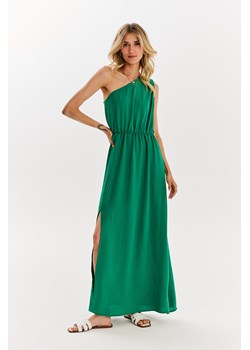 Sukienka asymetryczna Emerald Wave XS ze sklepu NAOKO w kategorii Sukienki - zdjęcie 173820330