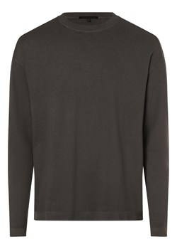 Drykorn Koszula męska z długim rękawem - Marrio Mężczyźni Bawełna antracytowy jednolity ze sklepu vangraaf w kategorii T-shirty męskie - zdjęcie 173822394
