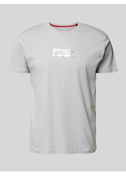 T-shirt z nadrukiem z logo ze sklepu Peek&Cloppenburg  w kategorii T-shirty męskie - zdjęcie 173822932