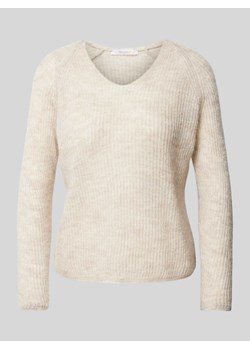 Sweter z dzianiny z fakturowanym wzorem model ‘FRESIS’ ze sklepu Peek&Cloppenburg  w kategorii Swetry damskie - zdjęcie 173824552