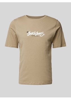 T-shirt z nadrukiem z logo ze sklepu Peek&Cloppenburg  w kategorii T-shirty męskie - zdjęcie 173824564