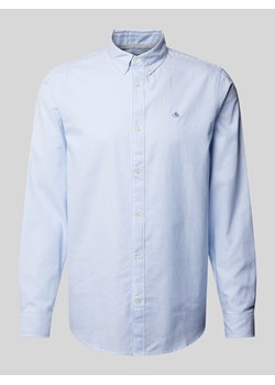 Koszula casualowa o kroju regular fit z wyhaftowanym logo model ‘CORE’ ze sklepu Peek&Cloppenburg  w kategorii Koszule męskie - zdjęcie 173824582
