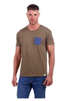 The Time of Bocha Koszulka w kolorze khaki ze sklepu Limango Polska w kategorii T-shirty męskie - zdjęcie 173825024
