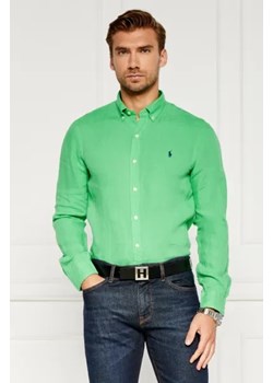 POLO RALPH LAUREN Lniana koszula | Slim Fit ze sklepu Gomez Fashion Store w kategorii Koszule męskie - zdjęcie 173827560