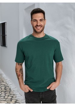 Sinsay - Koszulka loose fit - green spruce ze sklepu Sinsay w kategorii T-shirty męskie - zdjęcie 173828752