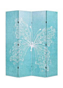 Parawan z nadrukiem motyla - Lanard 3X 160 x 170 cm ze sklepu Edinos.pl w kategorii Meble - zdjęcie 173828921