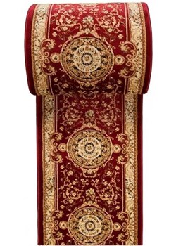 Czerwony chodnik dywanowy w elegancki wzór - Vosato 5X ze sklepu Edinos.pl w kategorii Dywany - zdjęcie 173829100